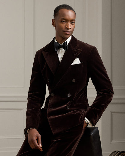 Ralph Lauren Kent HandTailored Velvet Jacket