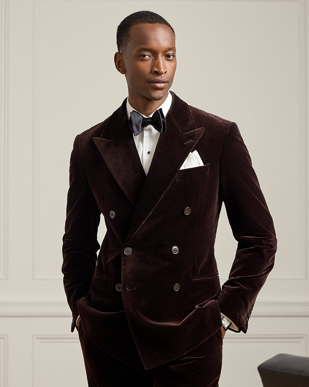 Ralph Lauren Kent HandTailored Velvet Jacket