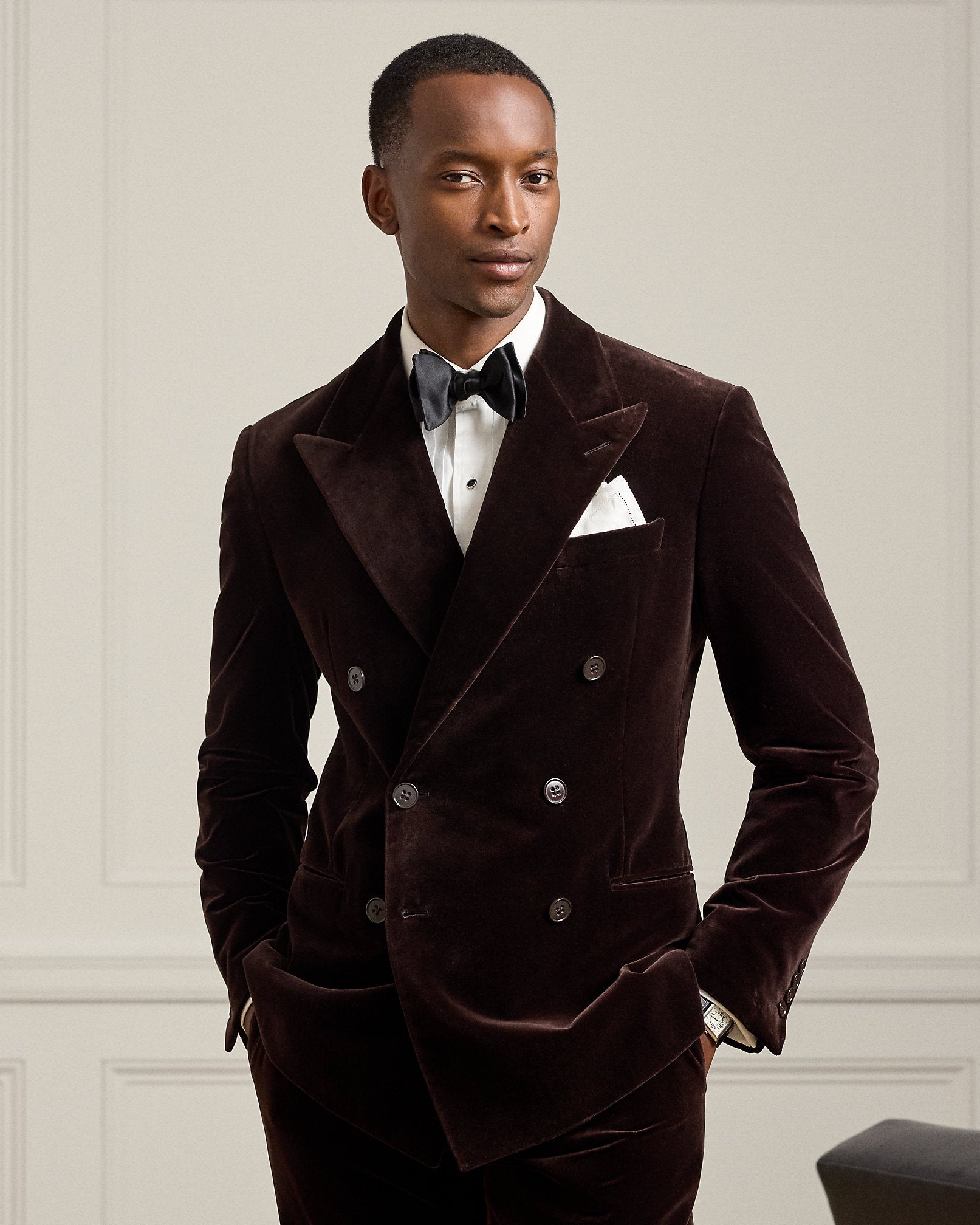 Ralph Lauren Kent HandTailored Velvet Jacket