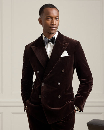 Ralph Lauren Kent HandTailored Velvet Jacket