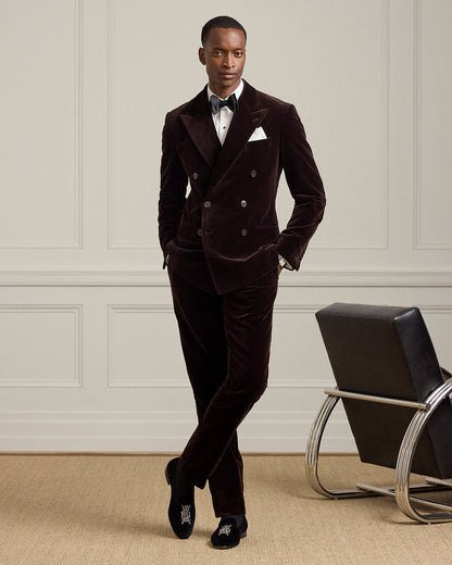 Ralph Lauren Gregory HandTailored Velvet Trouser