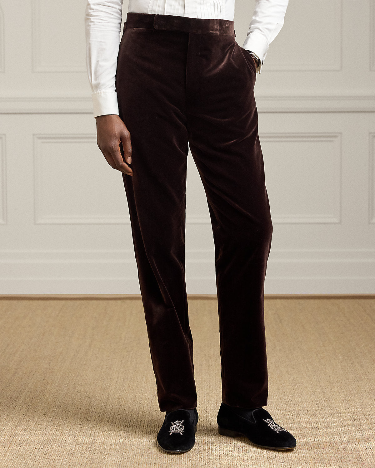 Ralph Lauren Gregory HandTailored Velvet Trouser