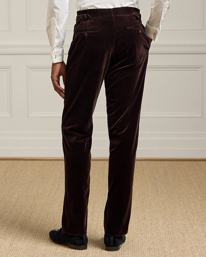 Ralph Lauren Gregory HandTailored Velvet Trouser