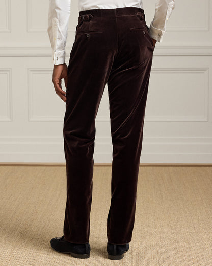 Ralph Lauren Gregory HandTailored Velvet Trouser