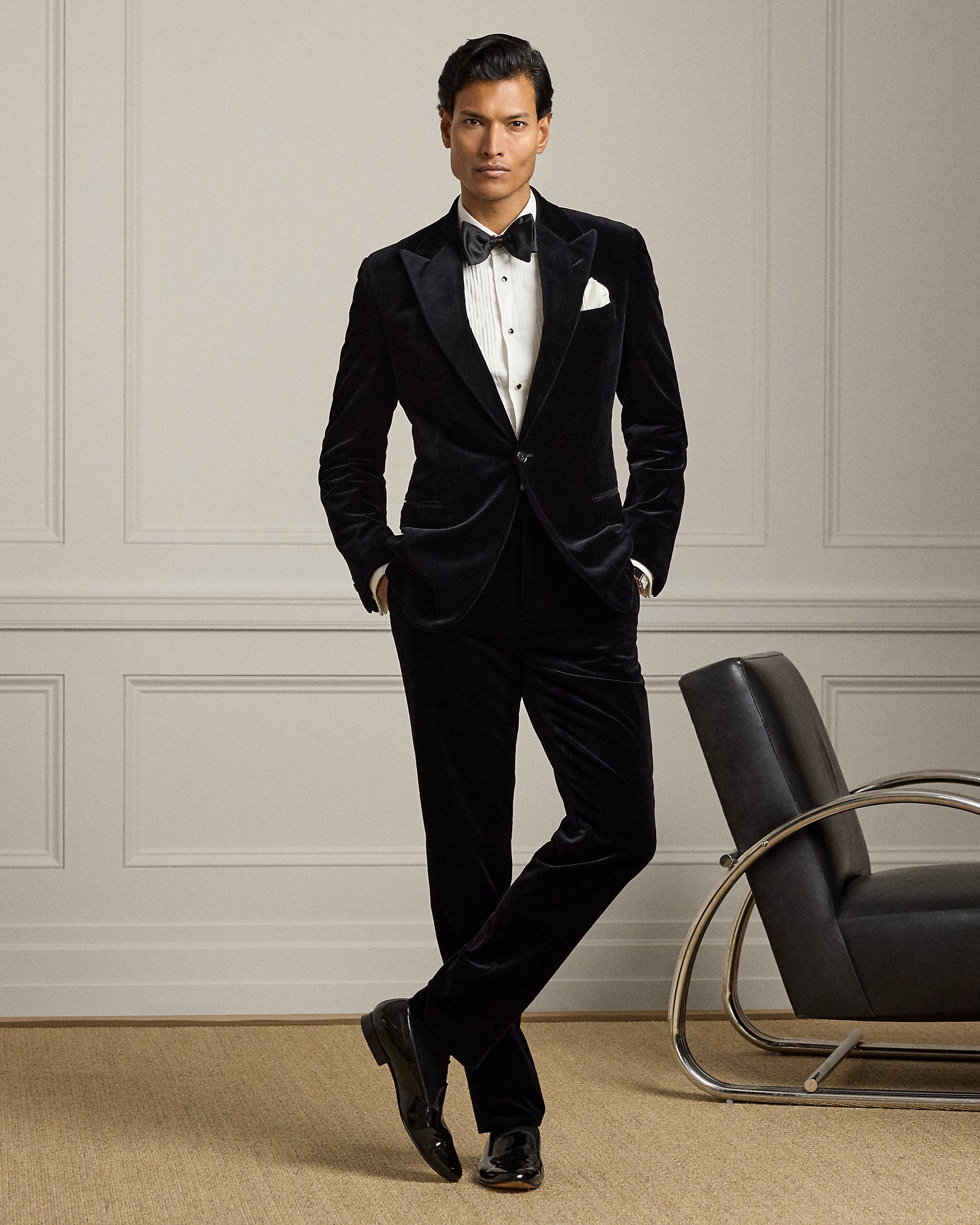 Ralph Lauren Gregory HandTailored Velvet Trouser