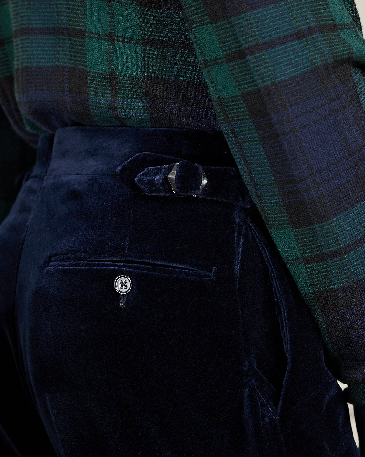 Ralph Lauren Gregory HandTailored Velvet Trouser