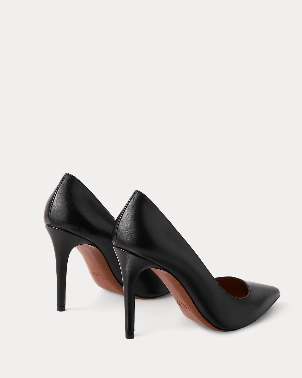 Ralph Lauren Tenney 95 Mm Goatskin Pump Black