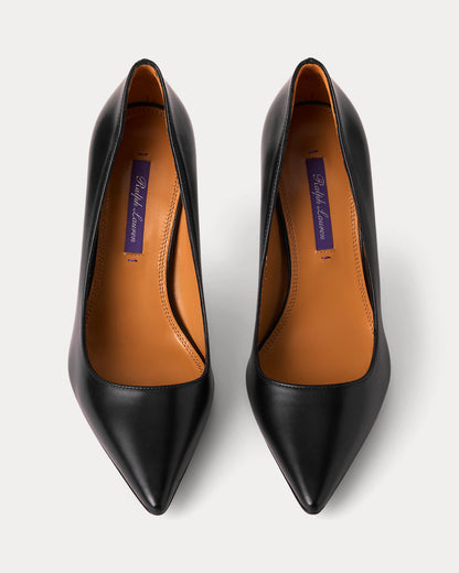 Ralph Lauren Tenney 95 Mm Goatskin Pump Black