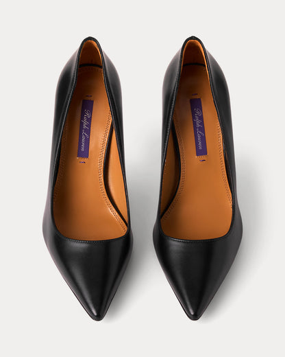 Ralph Lauren Tenney 95 Mm Goatskin Pump Black