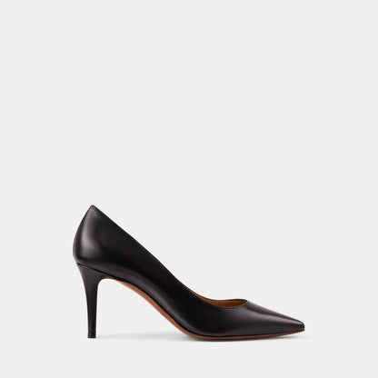 Ralph Lauren Tenney 75 Mm Goatskin Pump Black