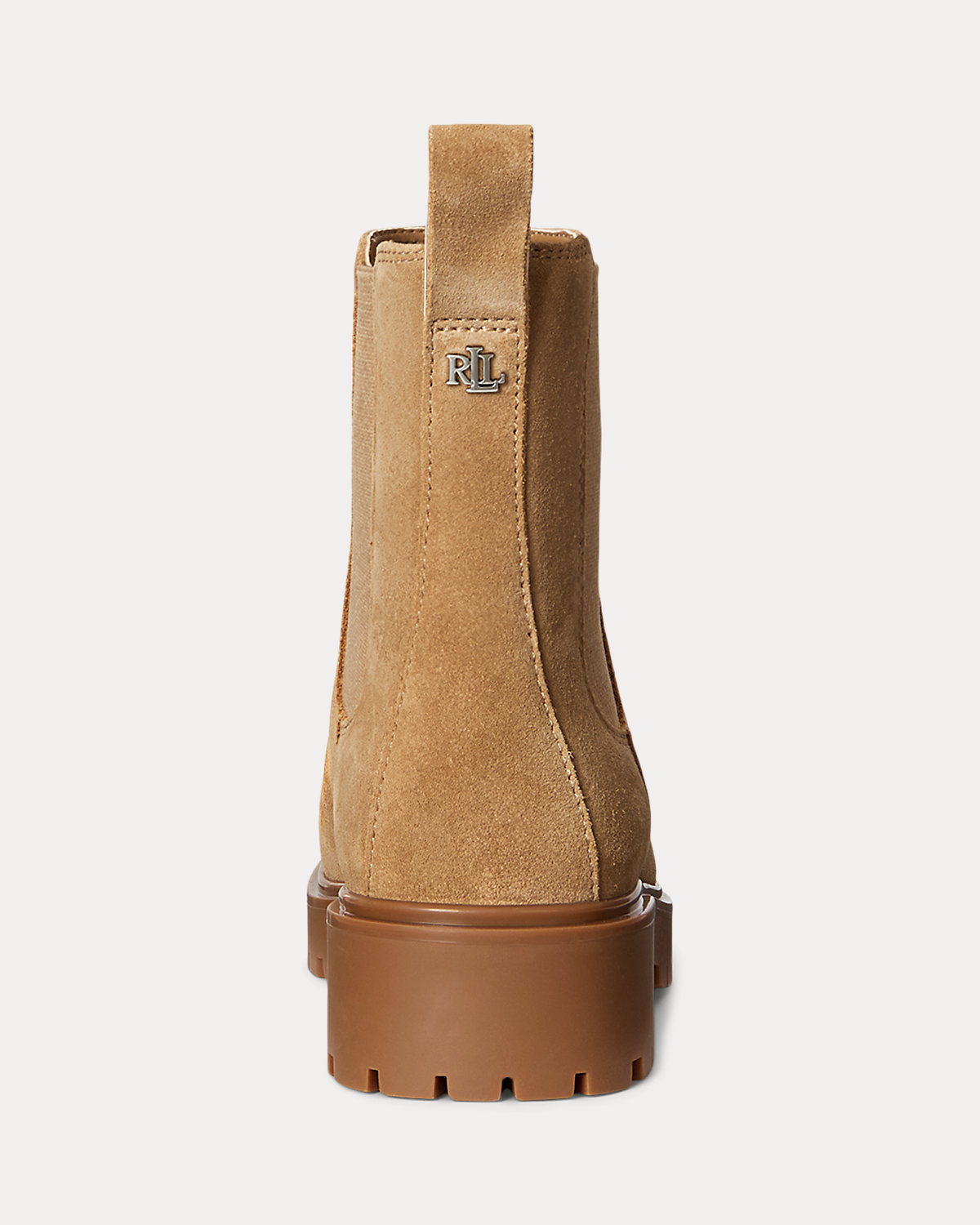 Ralph Lauren Allyson Suede Bootie Camel