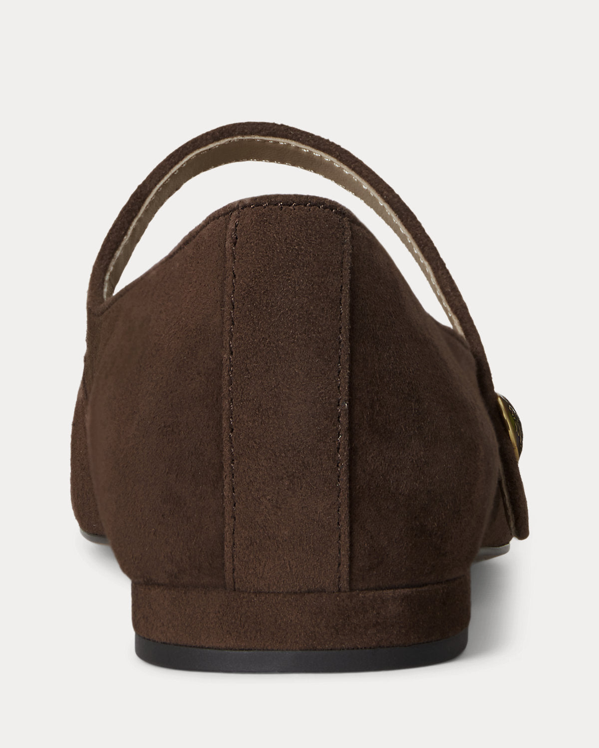 Ralph Lauren Londyn Suede Mary Jane Dark Hickory