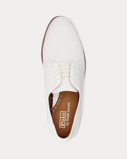 Ralph Lauren Rhett Calfsuede Derby Shoe White