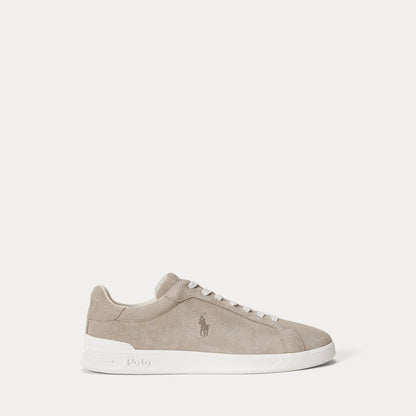 Ralph Lauren Heritage Court Ii Suede Sneaker Milkshake