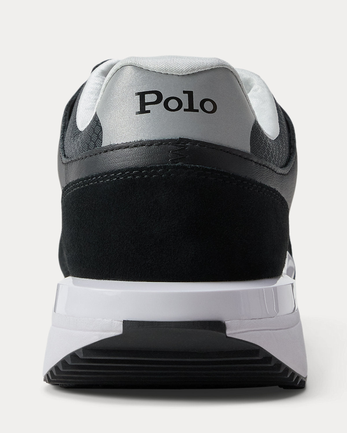 Ralph Lauren Train 89 V2 Suedepaneled Sneaker Black