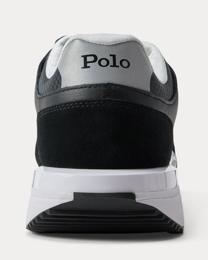 Ralph Lauren Train 89 V2 Suedepaneled Sneaker Black