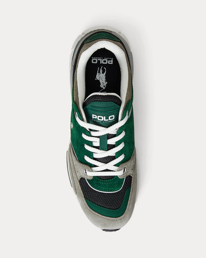Ralph Lauren Trackster 250 Suede Mesh Sneaker Forest