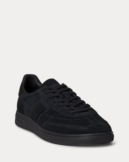 Ralph Lauren Bedford Suede Sneaker Black