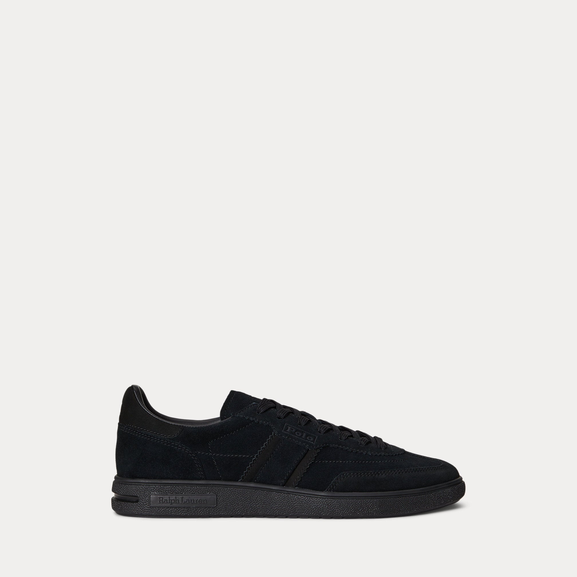 Ralph Lauren Bedford Suede Sneaker Black