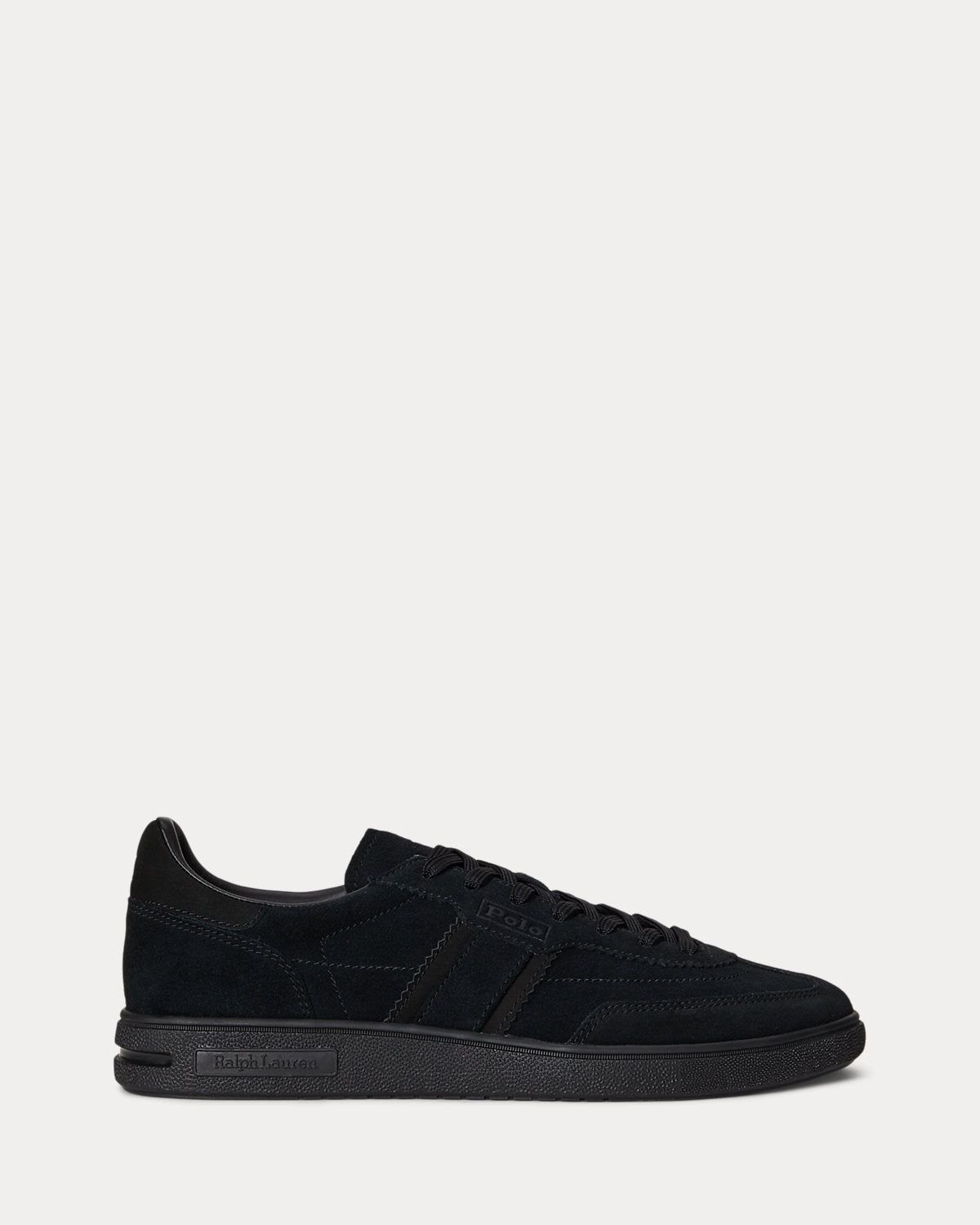 Ralph Lauren Bedford Suede Sneaker Black