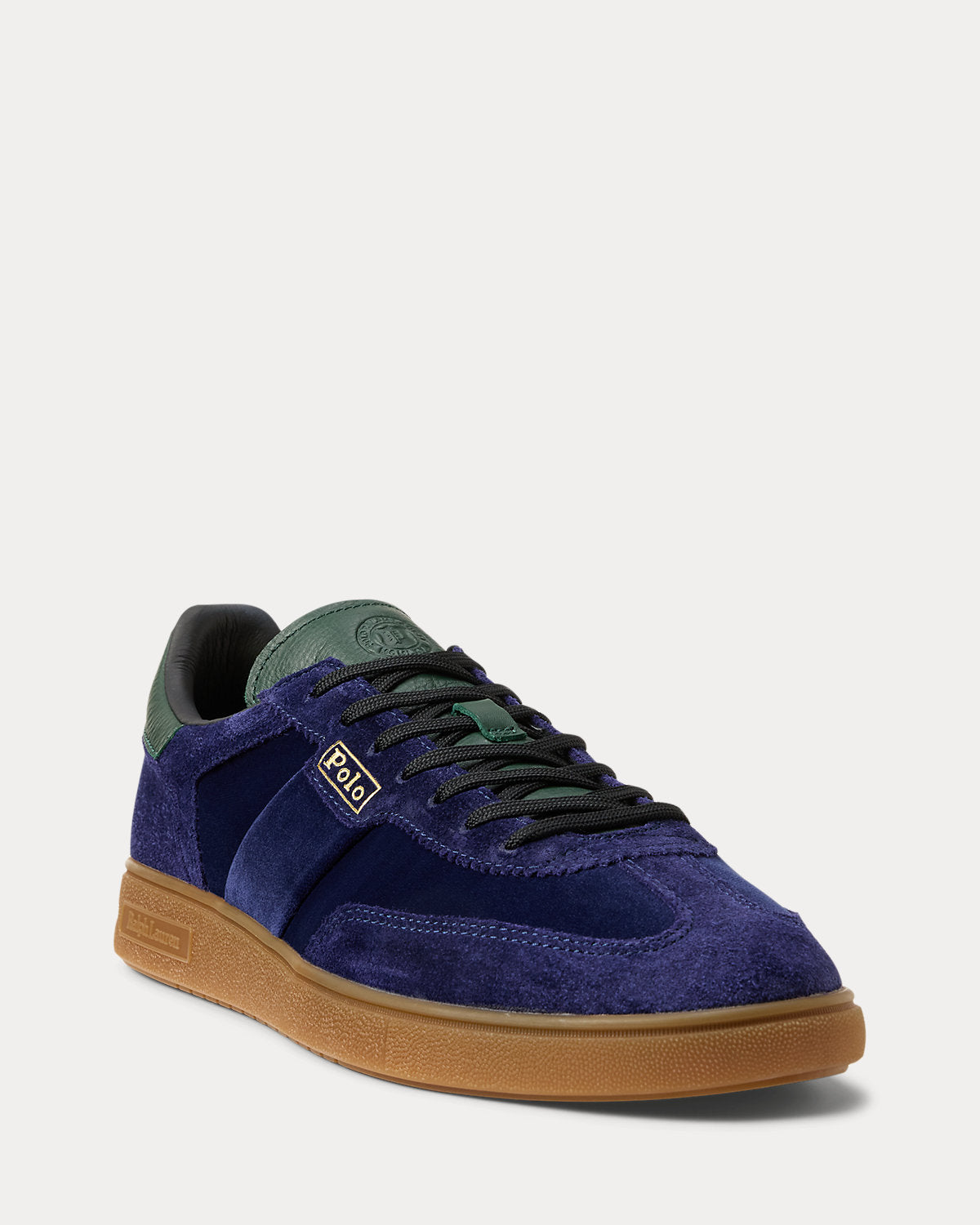 Ralph Lauren Bedford Suede Velvet Sneaker Navy