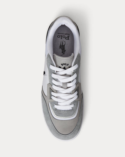 Ralph Lauren Open Masters Suedepaneled Sneaker Tonal Grey