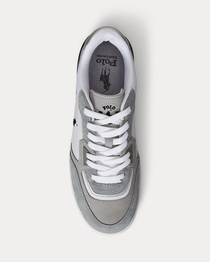 Ralph Lauren Open Masters Suedepaneled Sneaker Tonal Grey