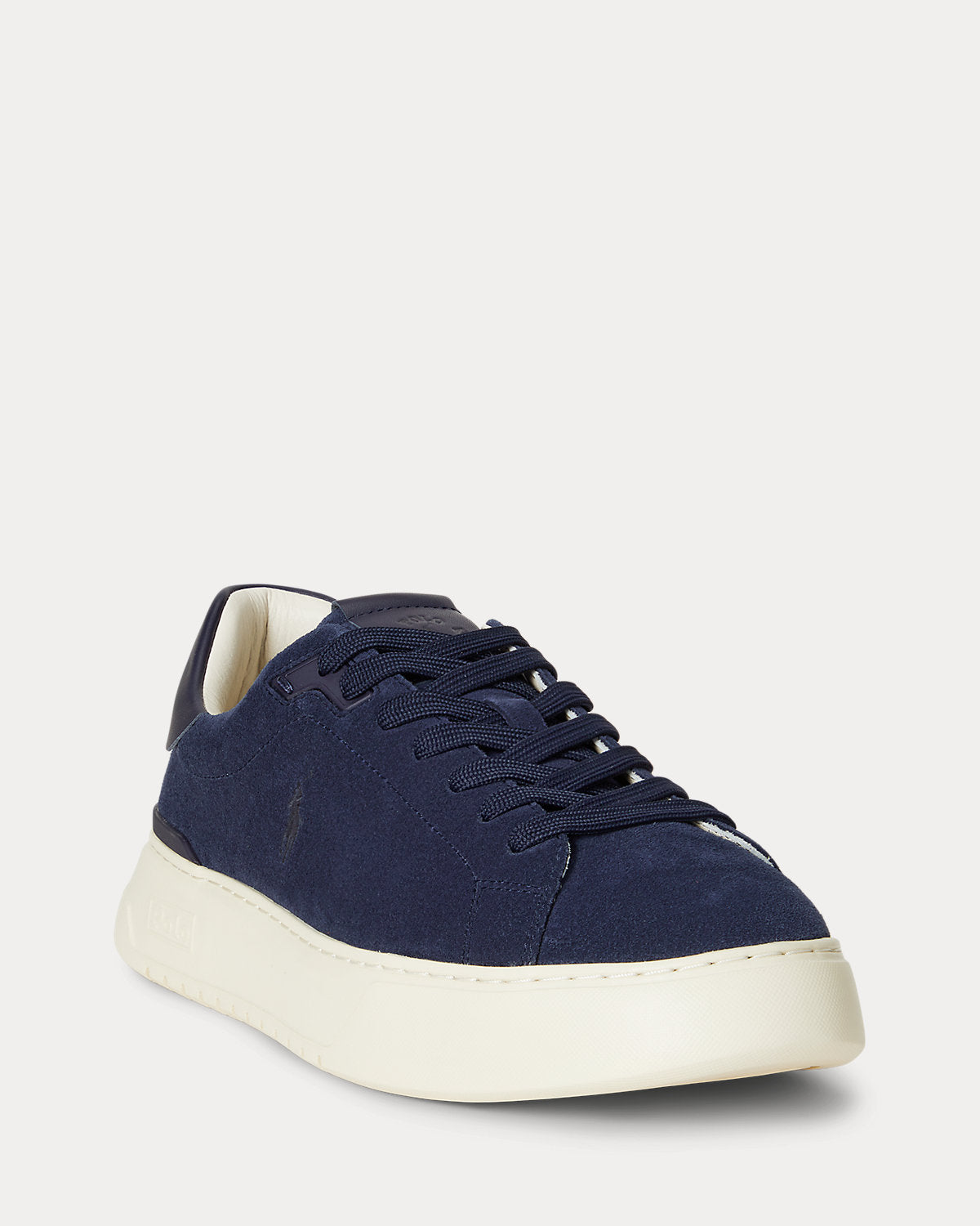 Ralph Lauren Rlite Court Suede Sneaker Navy