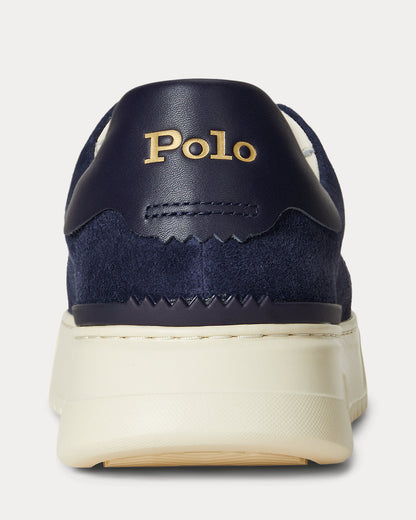 Ralph Lauren Rlite Court Suede Sneaker Navy