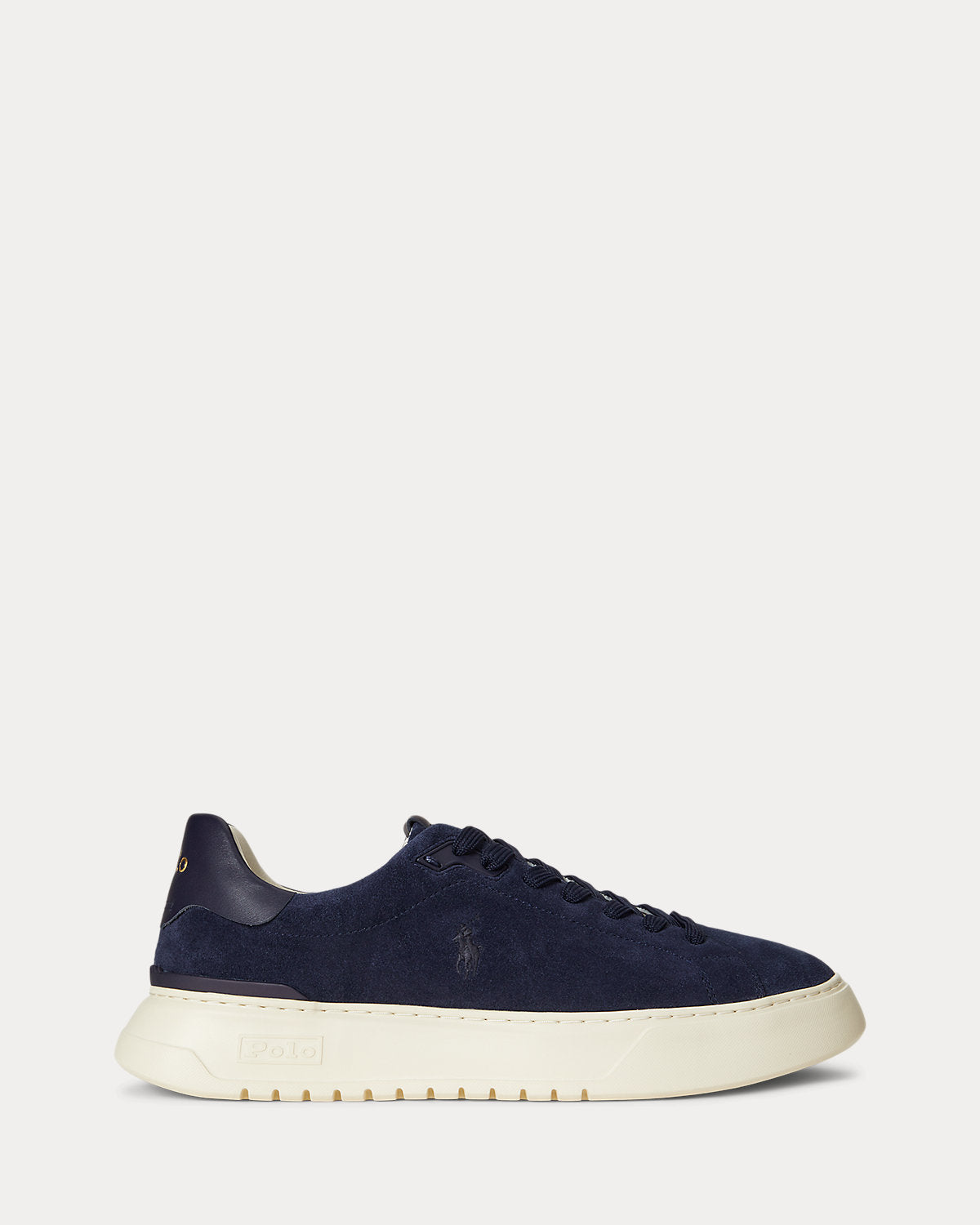 Ralph Lauren Rlite Court Suede Sneaker Navy
