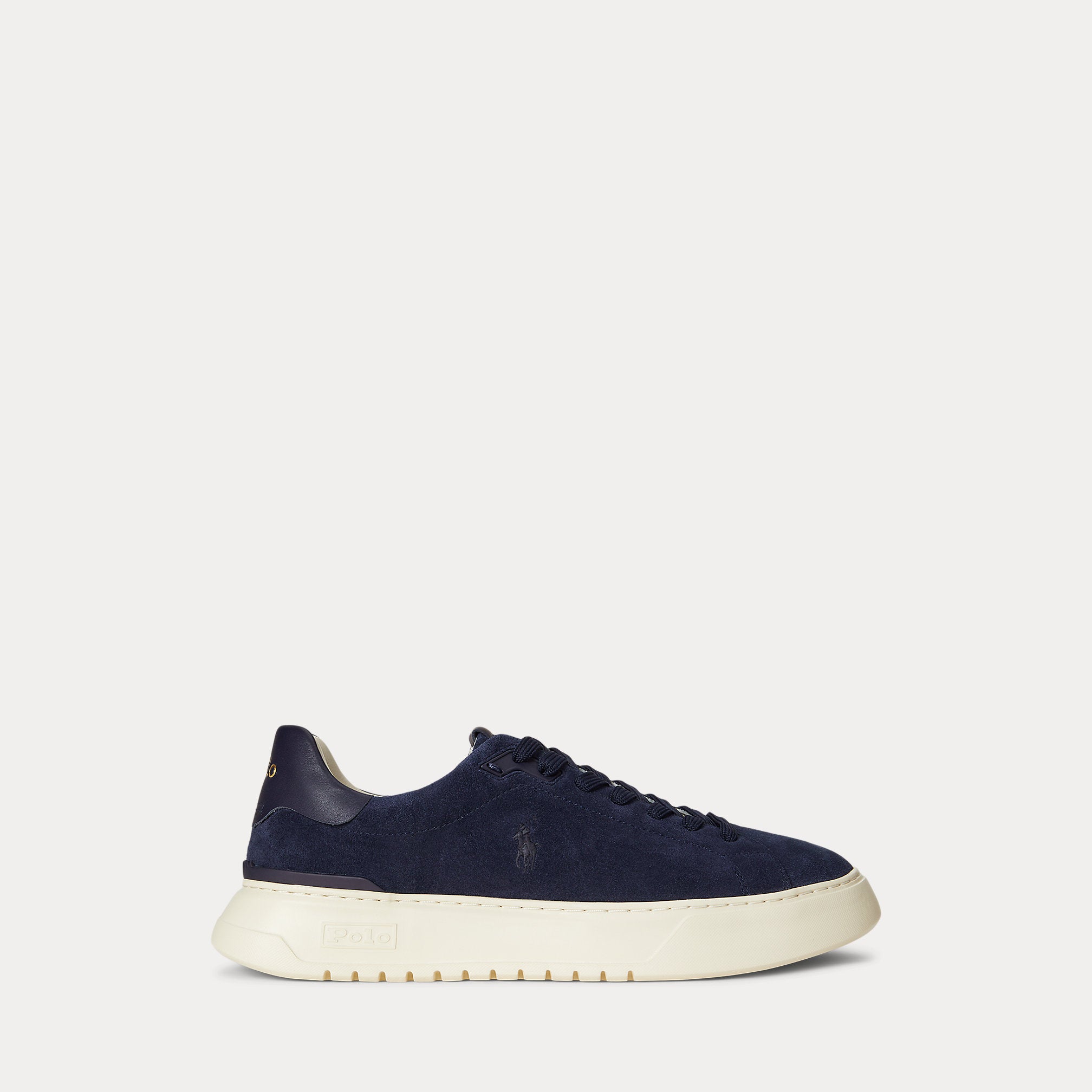 Ralph Lauren Rlite Court Suede Sneaker Navy