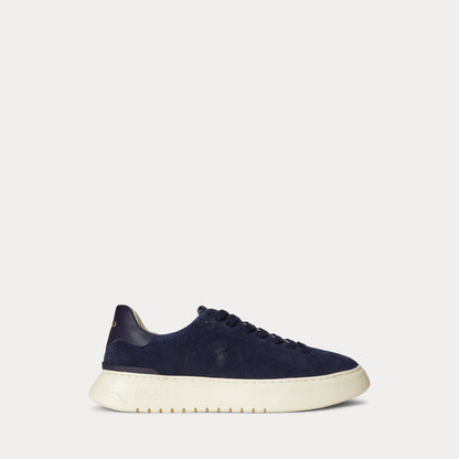 Ralph Lauren Rlite Court Suede Sneaker Navy