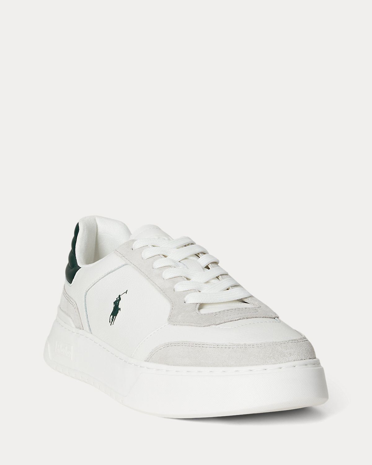 Ralph Lauren Rlite Sport Leathersuede Sneaker Deckwash White