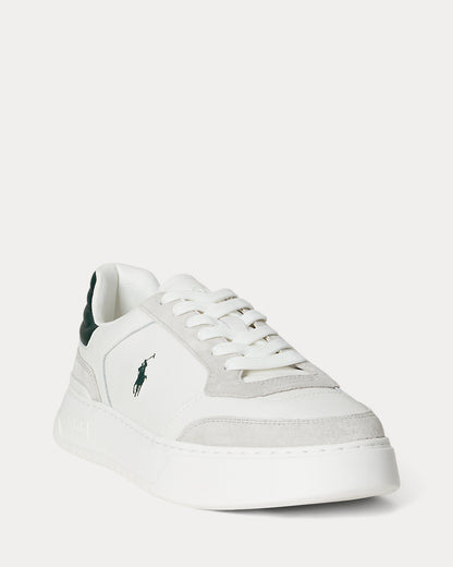 Ralph Lauren Rlite Sport Leathersuede Sneaker Deckwash White