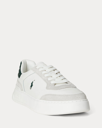 Ralph Lauren Rlite Sport Leathersuede Sneaker Deckwash White
