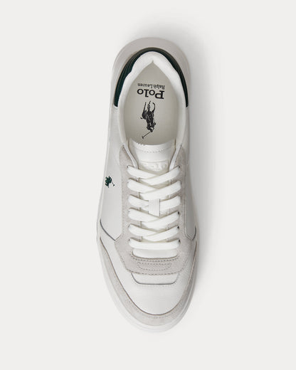 Ralph Lauren Rlite Sport Leathersuede Sneaker Deckwash White