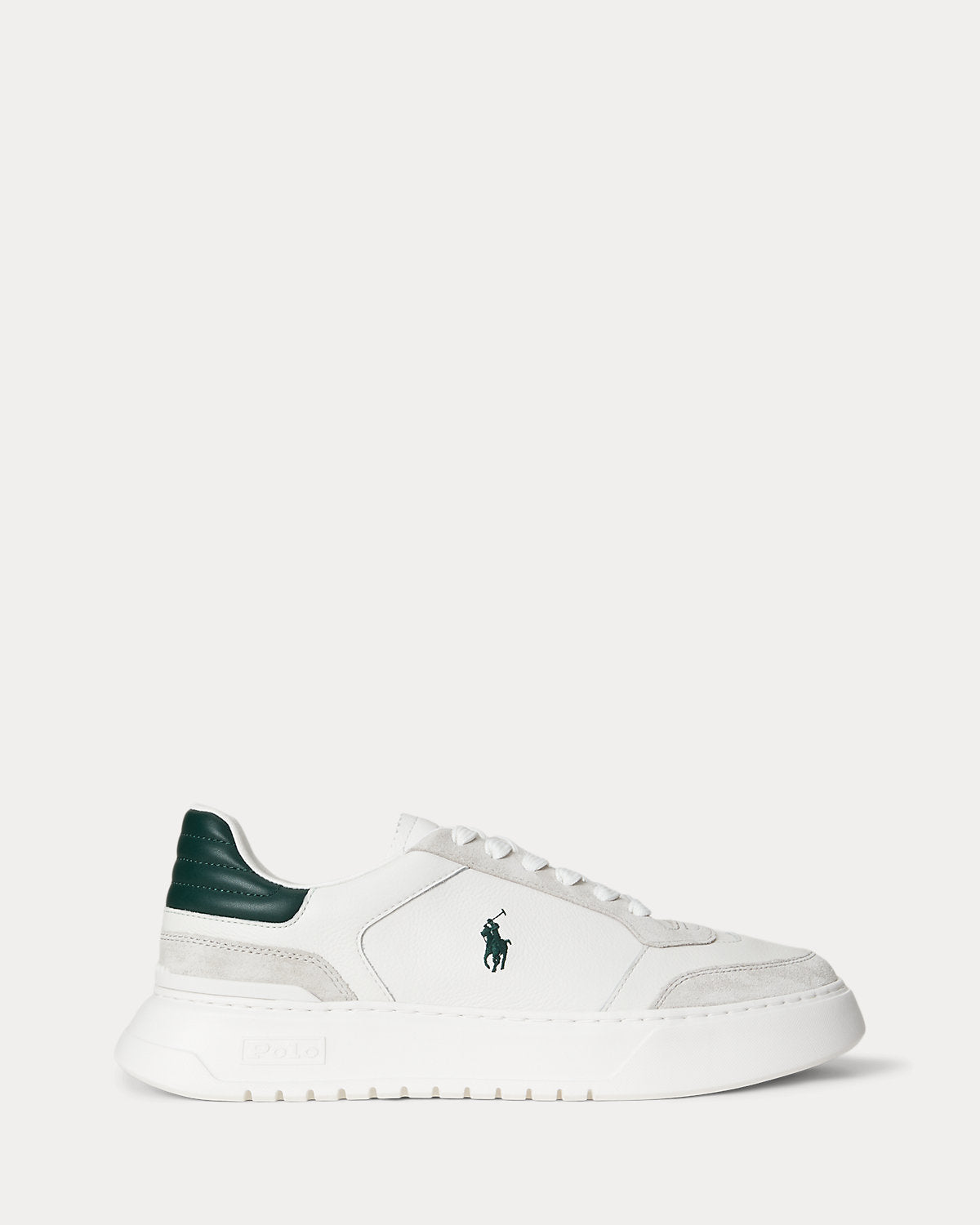 Ralph Lauren Rlite Sport Leathersuede Sneaker Deckwash White