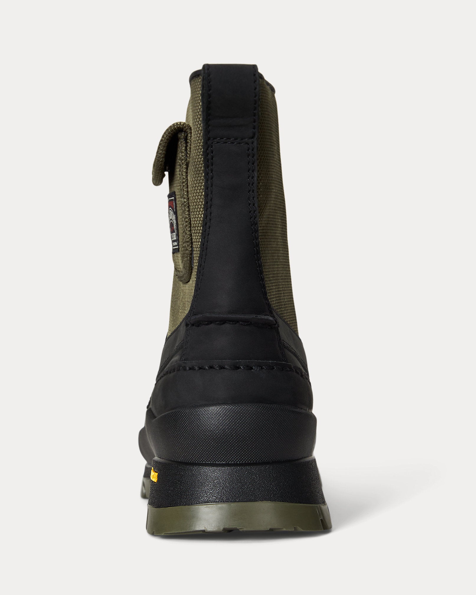 Ralph Lauren Logan Leatherpaneled Moctoe Boot Black