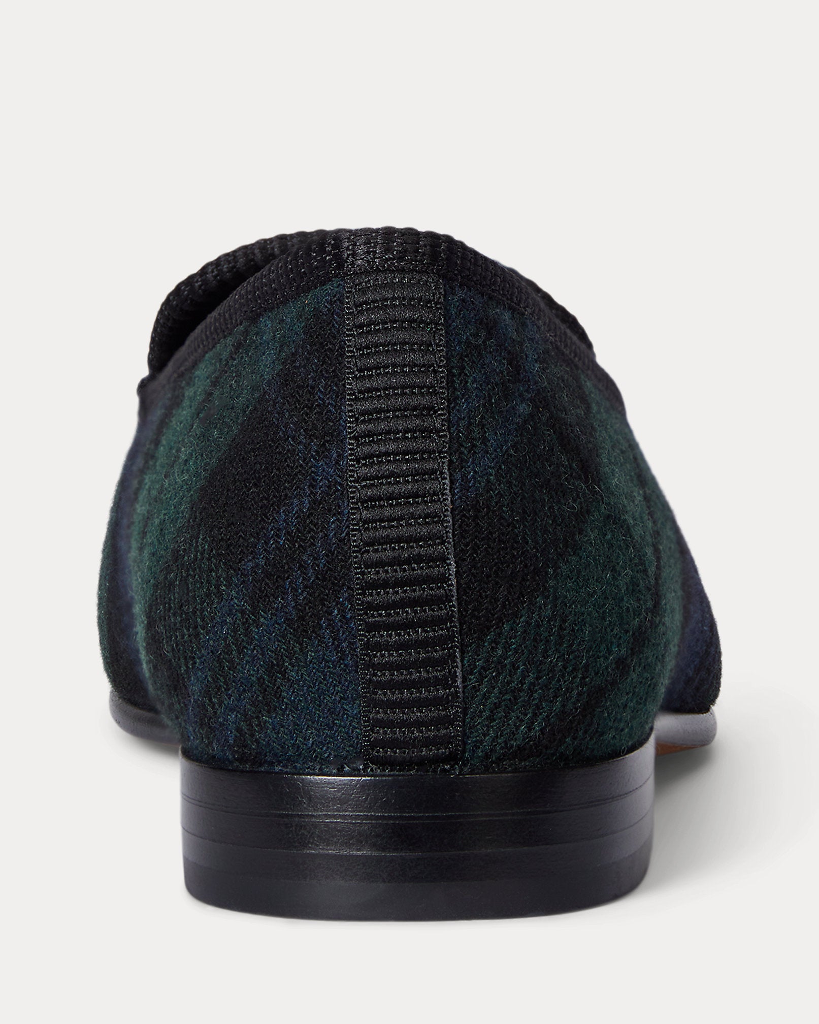 Ralph Lauren Paxton Bullioncrest Plaid Slipper Blackwatch Tartan