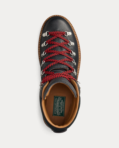 Ralph Lauren Alpine Leather Trail Boot Black