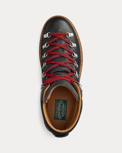 Ralph Lauren Alpine Leather Trail Boot Black