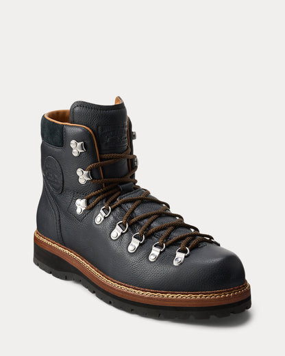 Ralph Lauren Alpine Leather Trail Boot Black