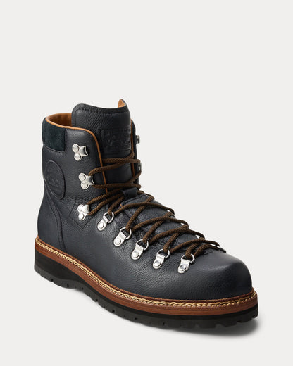 Ralph Lauren Alpine Leather Trail Boot Black