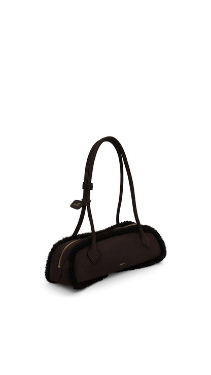Alaïa Le Teckel Medium Bag In Merino Shearling