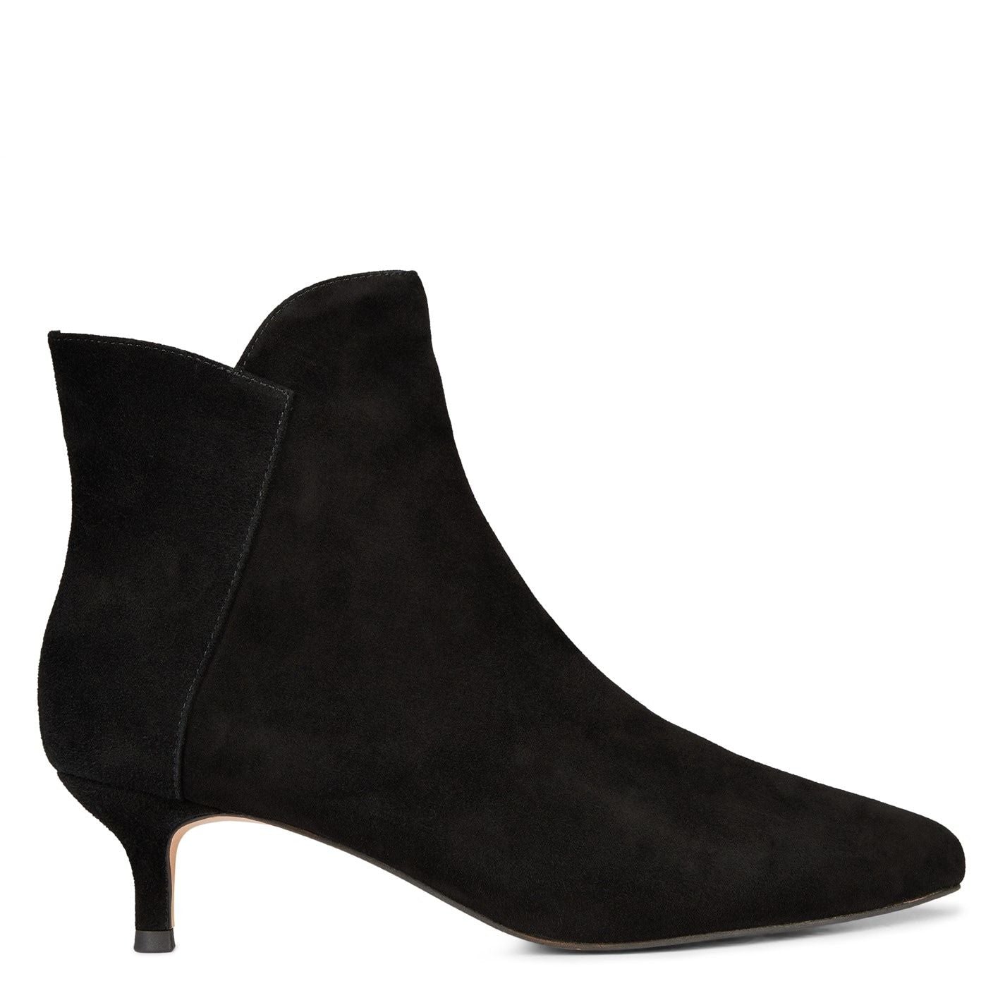  Saga Zip Ankle Boots 110 Black