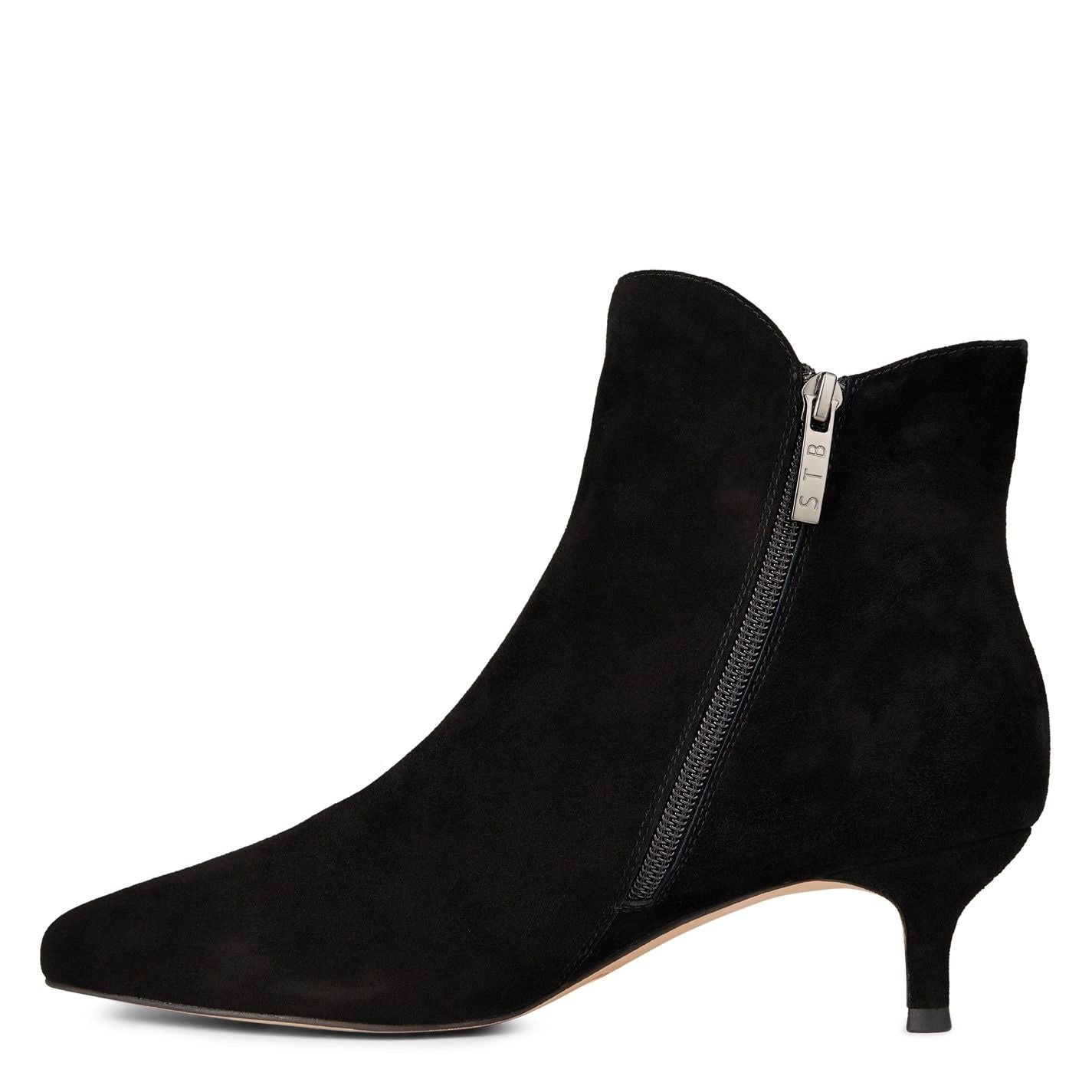  Saga Zip Ankle Boots 110 Black