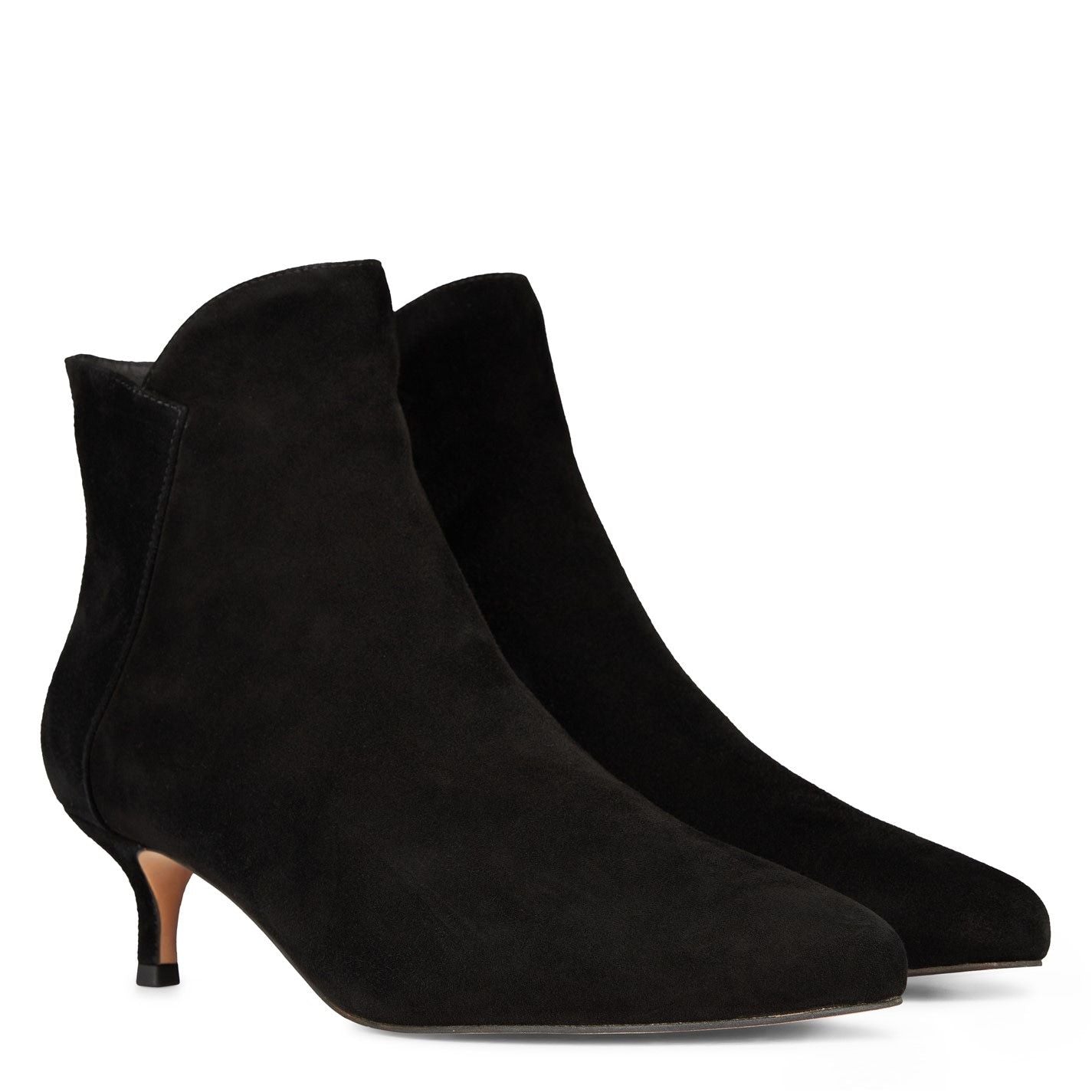  Saga Zip Ankle Boots 110 Black