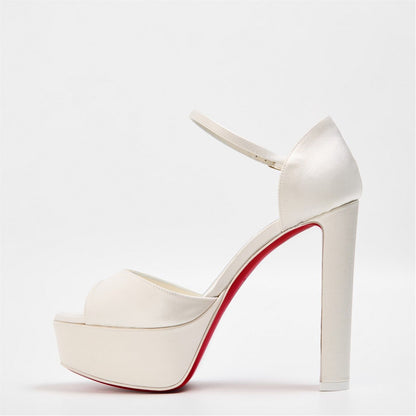  Sandaloo Sandals Ivory Snow