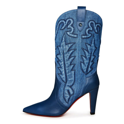  Santiabooty Ankle Boots Denim