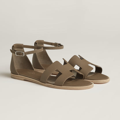  Hermes Santorini Sandal Toupe